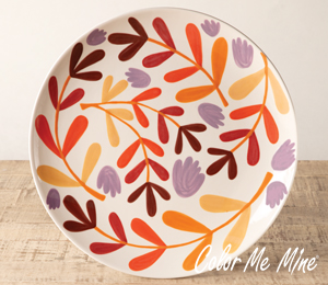 Hillsboro Fall Floral Charger