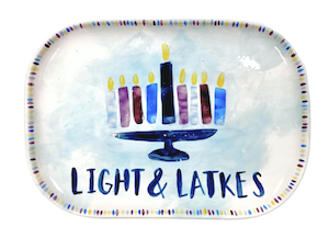 Hillsboro Hanukkah Light & Latkes Platter