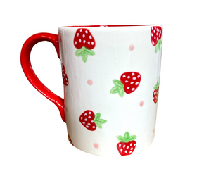 Hillsboro Strawberry Dot Mug