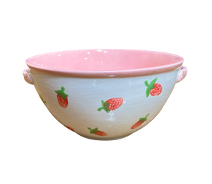 Hillsboro Strawberry Print Bowl