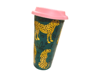 Hillsboro Cheetah Travel Mug