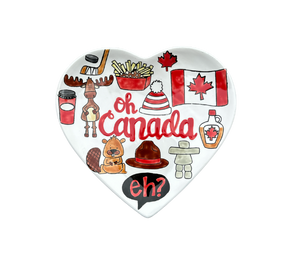 Hillsboro Canada Heart Plate