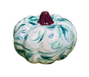 Hillsboro Teal Shaving Cream Pumpkin