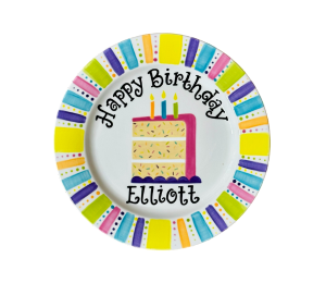 Hillsboro Birthday Cake Plate